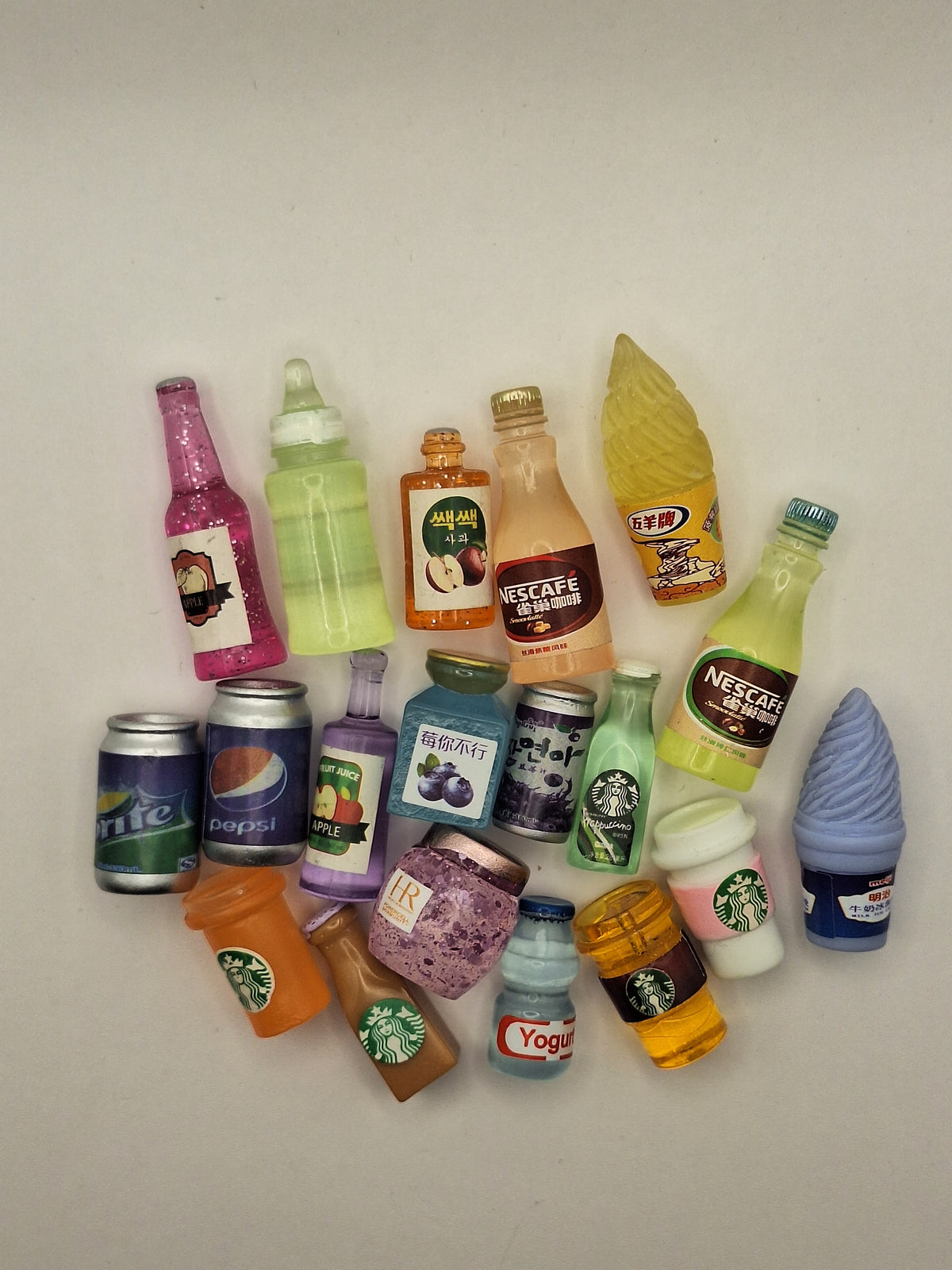 20 Bottle miniature Charms Perfect for DIY Projects
