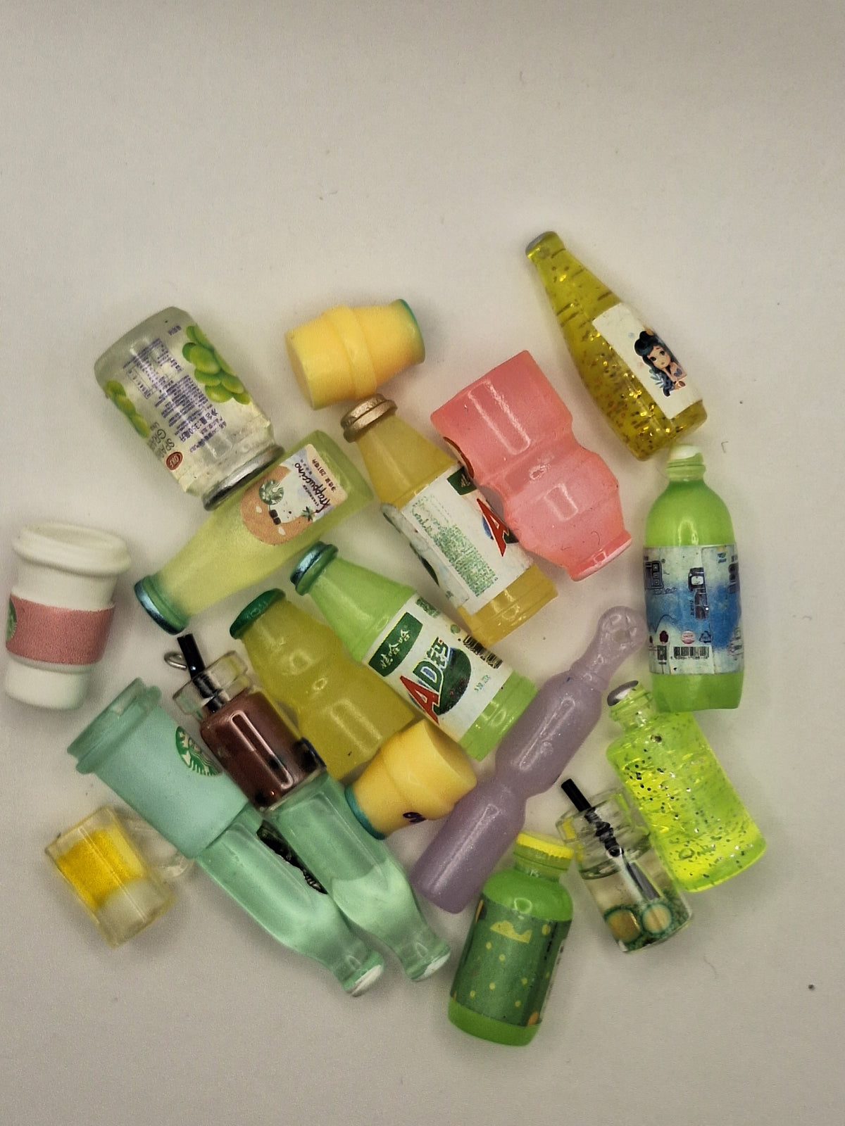20 Bottle miniature Charms Perfect for DIY Projects
