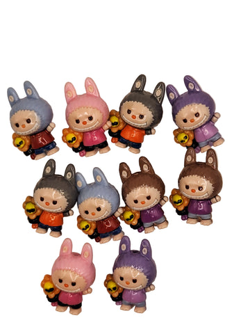 Silcone Labubu 5 per pack 24 cm x 18cm