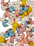 Acrylic duck pendants 50 pieces