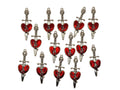 Gothic Heart Sword  w/ skull handle 14 pieces 51cm x 18cm x 4 cm
