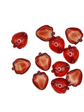 Strawberry Beads 12 pieces