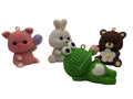 Cute Animal Pendants Bear, Frog, Bunny, and Pig