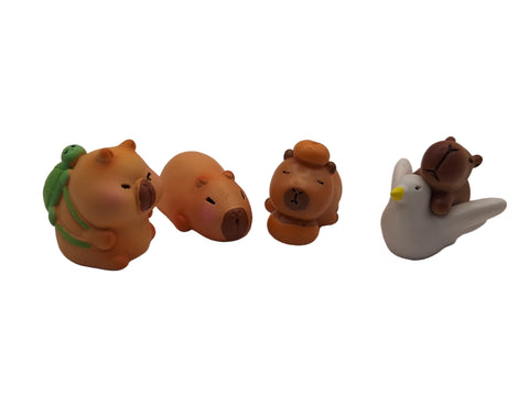 Capybara Figures 4 pieces
