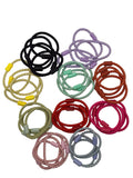 40 Pieces Elastic Hair Ties No Slip