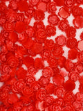 Red Rose Nail Charms