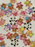 Cute Little Teddy Bears Nail Charms