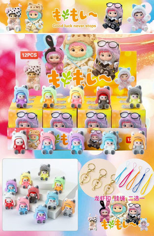 Wakuku Blind Box Keychains Miniso 1 pieces unopen box